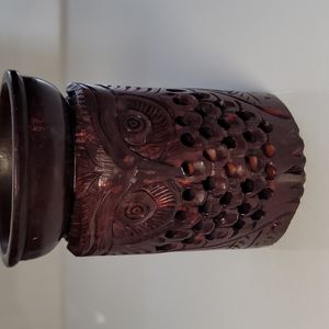 Stone Candle holders  owl